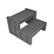 Front. Vinyl Works - 22 Inch Junior Resin Multi Purpose Home Spa and Hot Tub Steps.