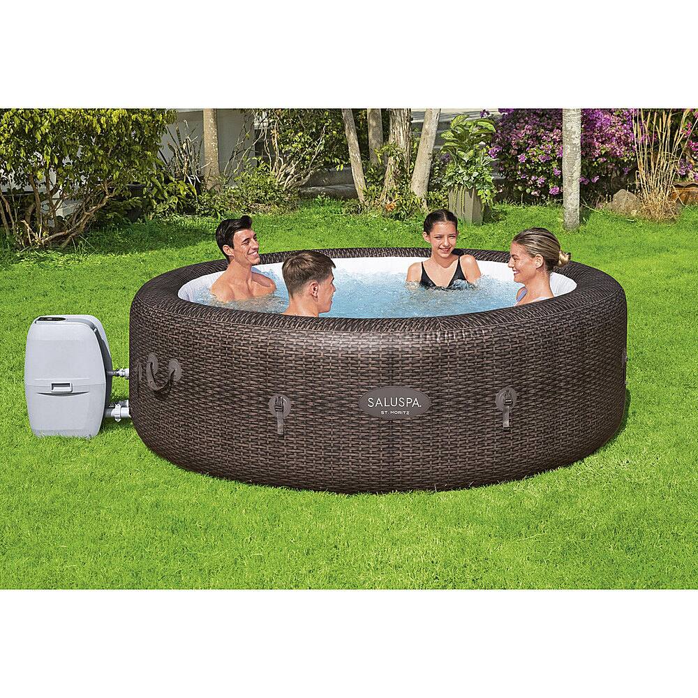 Best Buy: Bestway 7 Person Inflatable AirJet Hot Tub Pool Spa Multi ...