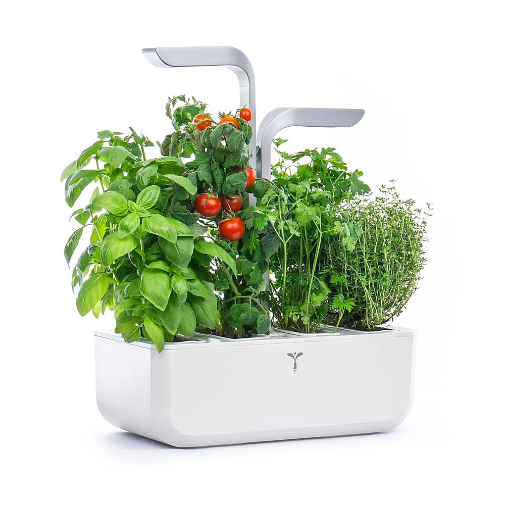 Angle View: Veritable - Smart Indoor Garden with 4 Grow Pods - Arctic White