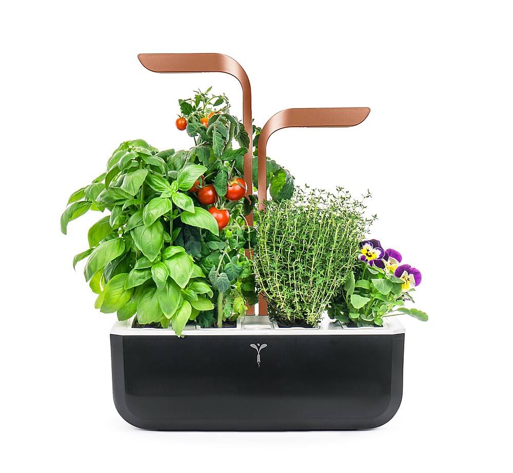 Front. Veritable - Smart Indoor Garden with 4 Grow Pods - Copper.