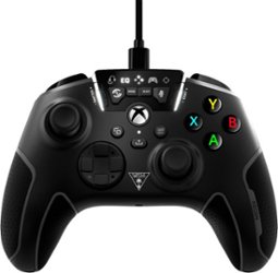 Turtle Beach - Recon Controller Wired Controller for Xbox Series X, Xbox Series S, Xbox One & Windows PCs with Remappable Buttons - Black - Front_Zoom