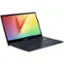 Angle. ASUS - VivoBook Flip 14 14" Touch-Screen Laptop - AMD Ryzen 5 - 8GB Memory - 512GB Solid State Drive - Bespoke Black.
