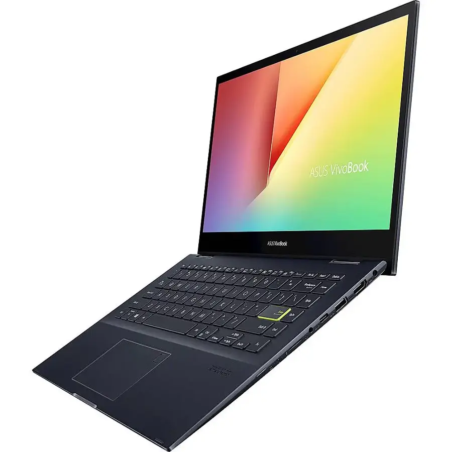 Alt View 18. ASUS - VivoBook Flip 14 14" Touch-Screen Laptop - AMD Ryzen 5 - 8GB Memory - 512GB Solid State Drive - Bespoke Black.