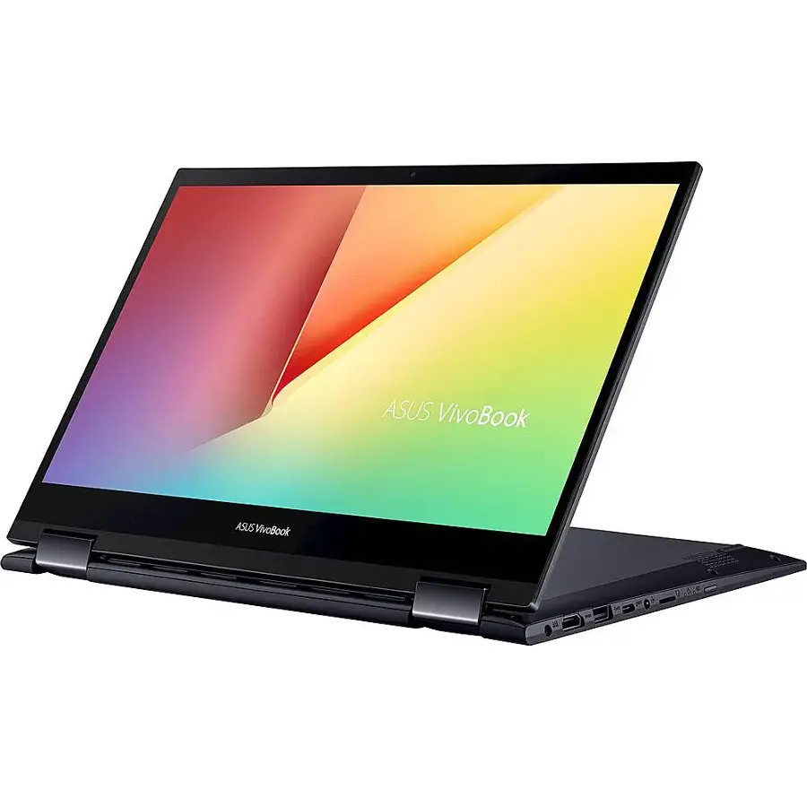 Alt View 20. ASUS - VivoBook Flip 14 14" Touch-Screen Laptop - AMD Ryzen 5 - 8GB Memory - 512GB Solid State Drive - Bespoke Black.