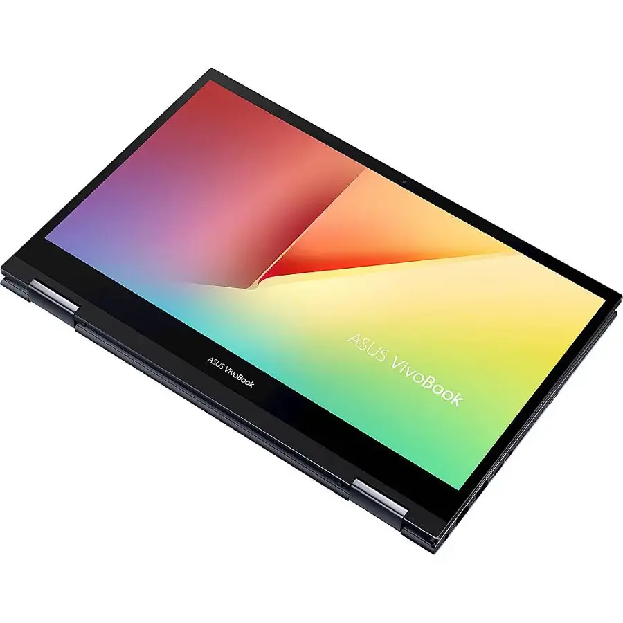 Alt View 27. ASUS - VivoBook Flip 14 14" Touch-Screen Laptop - AMD Ryzen 5 - 8GB Memory - 512GB Solid State Drive - Bespoke Black.