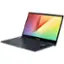 Left. ASUS - VivoBook Flip 14 14" Touch-Screen Laptop - AMD Ryzen 5 - 8GB Memory - 512GB Solid State Drive - Bespoke Black.