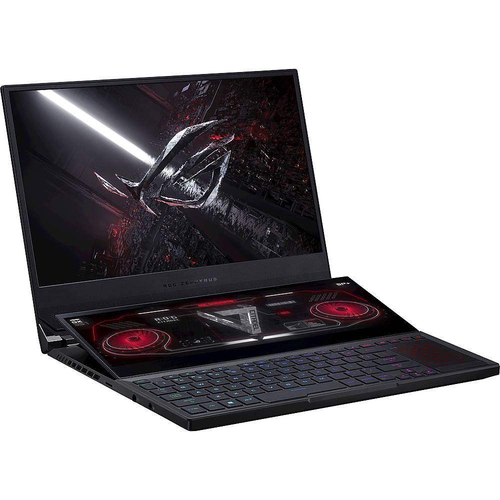 Angle View: MSI - GS66 Stealth 15.6" Gaming Laptop - Intel Core i7 - 16 GB Memory - NVIDIA GeForce RTX 3070 - 1 TB SSD - Core Black