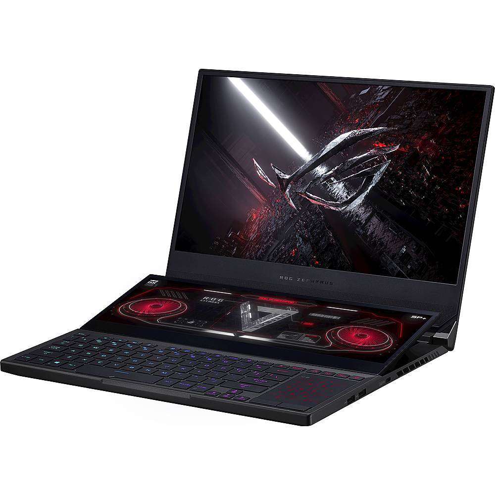 Left View: MSI - GS66 Stealth 15.6" Gaming Laptop - Intel Core i7 - 16 GB Memory - NVIDIA GeForce RTX 3070 - 1 TB SSD - Core Black