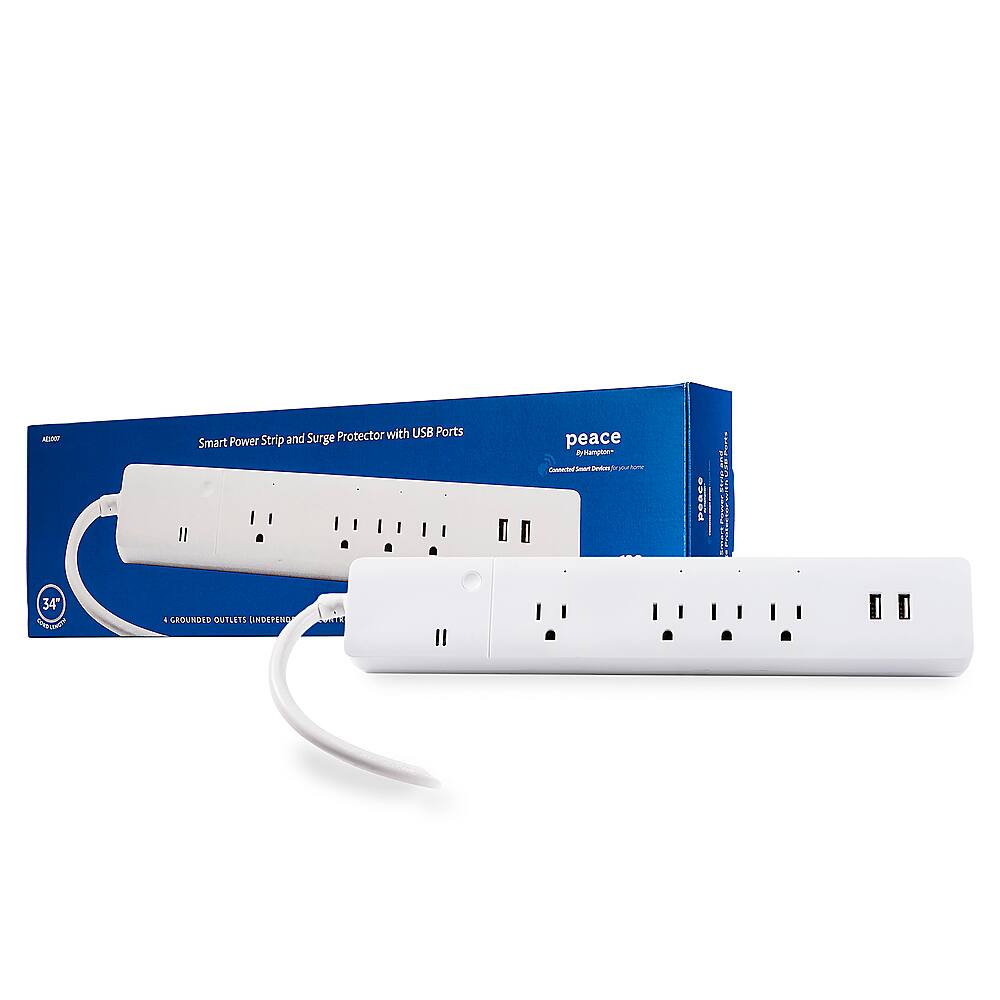 Peace by Hampton 4-Outlet/2-USB Wi-Fi Smart Surge - Best Buy