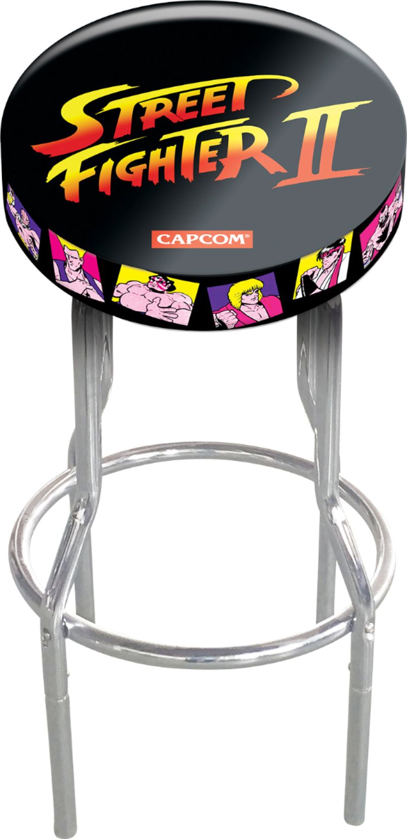 Photos - Chair Arcade1Up  Capcom Street Fighter II Legacy Stool - Multi STF-S-01319 