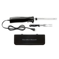 Hamilton Beach - Electric Knife Set with Storage Case - BLACK - Front_Zoom