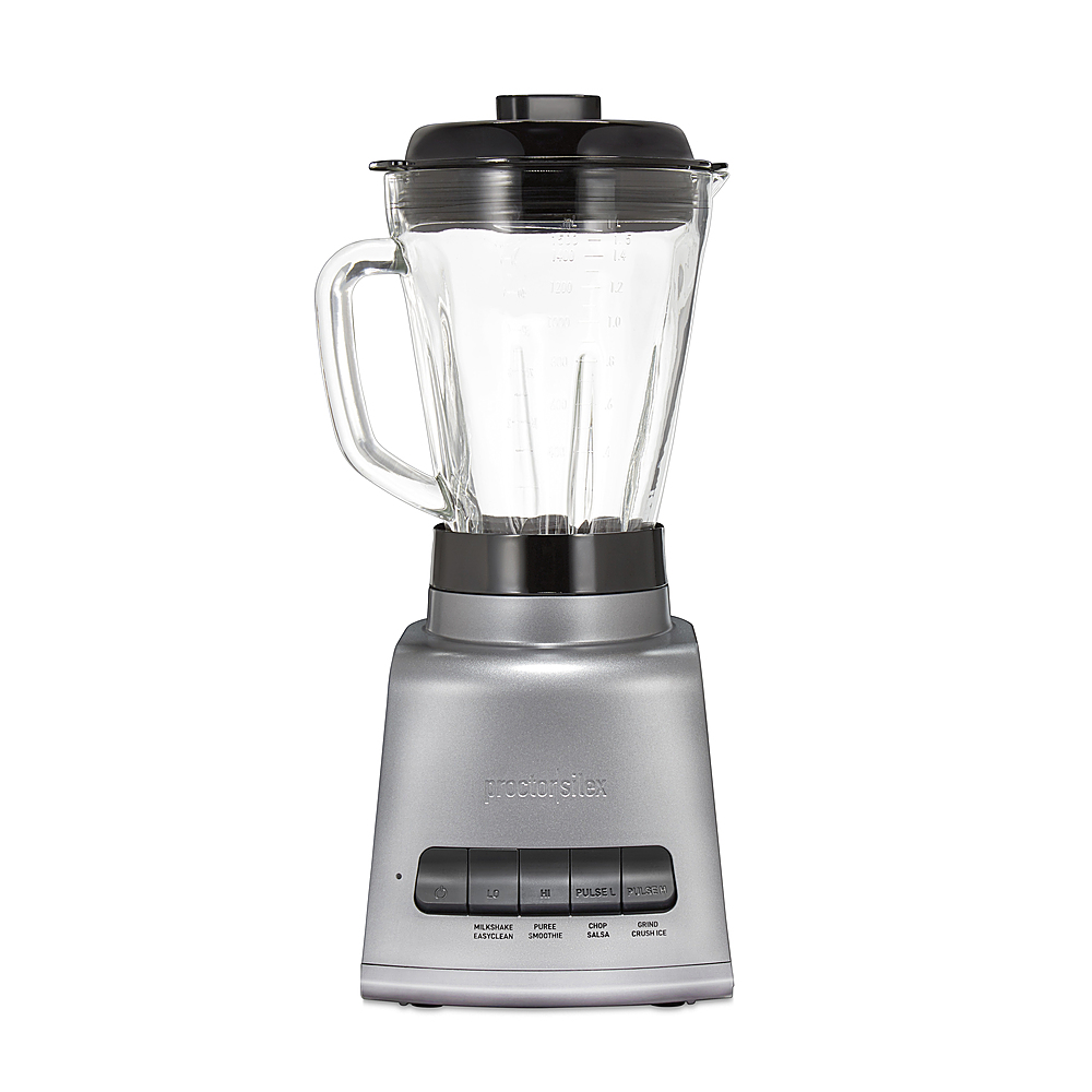 Angle View: Proctor Silex - 52-Oz High Performance Countertop Blender - SILVER