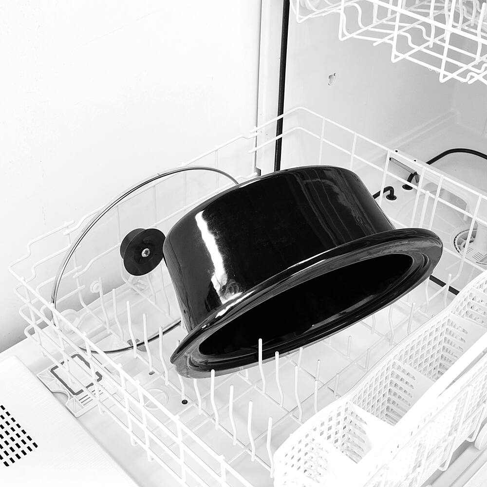 Alt View 12. Hamilton Beach - Programmable Defrost 6-Quart Slow Cooker with Temperature Probe - Stainless Steel.