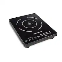 Hamilton Beach - 10" Single Electric Induction Cooktop - Black - Front_Zoom