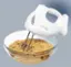 Left. Hamilton Beach - 64693 Power Deluxe™ 6 Speed Stand Mixer with 2 Bowls - White.