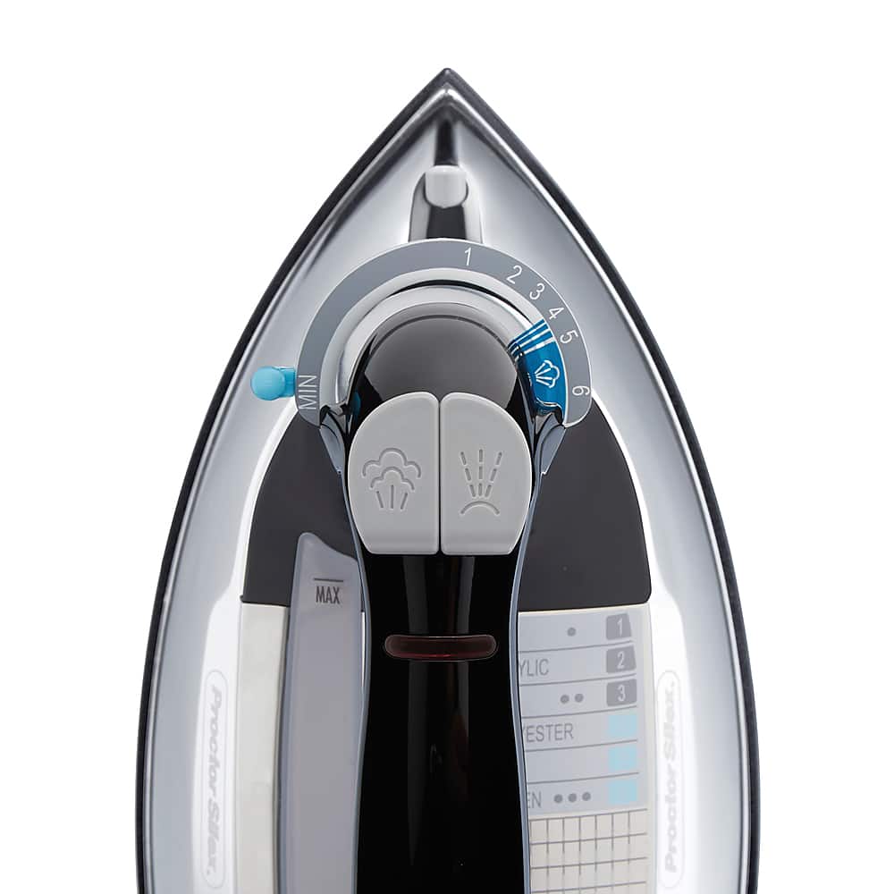 Alt View 11. Proctor Silex - Retro Steam Iron - BLACK.