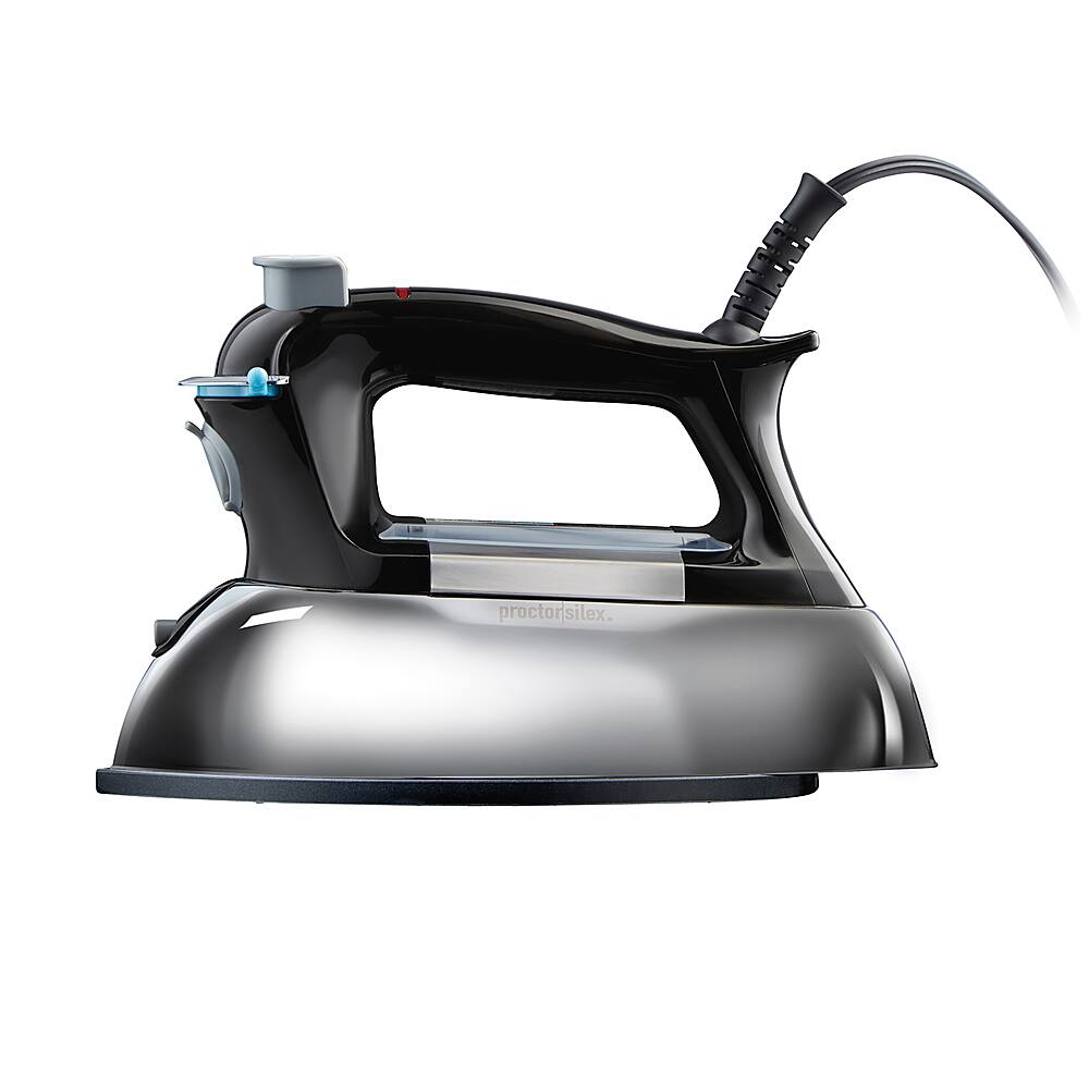 Left. Proctor Silex - Retro Steam Iron - BLACK.