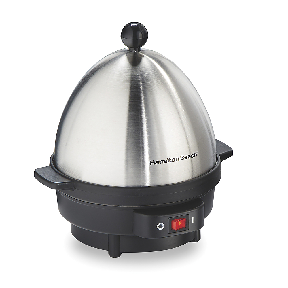Best Buy: Hamilton Beach 7 Egg Cooker with Stainless Steel Lid,7 Stainless  Steel 25503