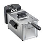 Cuisinart 1.1L Analog Compact Deep Fryer Black Stainless Steel CDF-100P1 -  Best Buy