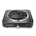 Elite Gourmet ESB-301F Countertop Single Cast Iron Burner, 1000 Watts  Electric Hot Plate, Temperature Controls, Power Indicator Lights, Easy to  Clean