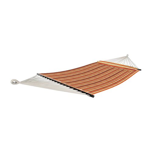 Bliss - 2-Person Hammocks with Spreader Bars & Pillow w/ Ventaleen Technology Fabric - Toasted Almond Stripe