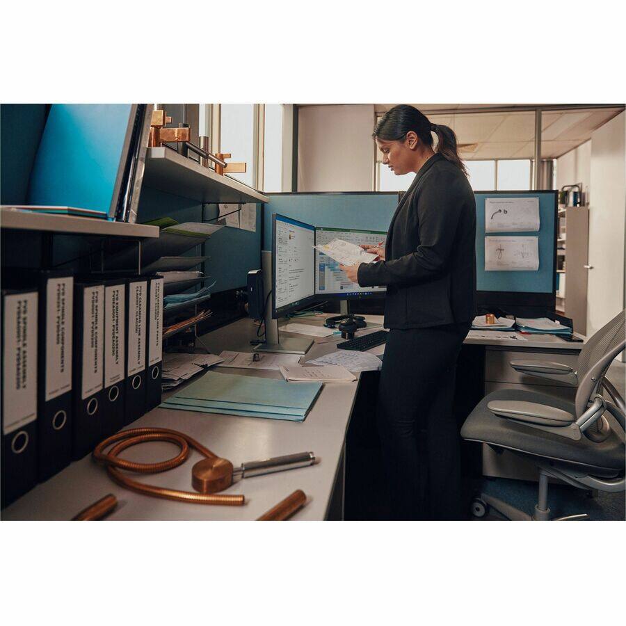 Alt View 4. HP - HP Pro t550 Thin Client Celeron J6412 Quad-core (4 Core) 2 GHz - Intel Chip - 8 GB RAM DDR4 SDRAM - DDR4-3200/PC4-25600 - Black.