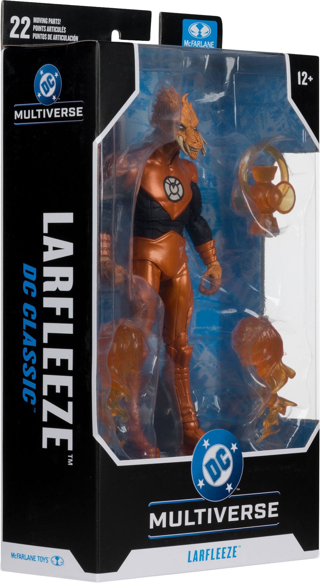 MOVING PARTS! 22 PUNTOS DE ARTICULACIÓN  
McFARLANE * DC MULTIVERSE DC CLASSIC LARFLEEZE™  
McFARLANE TOYS 12+ DC - MULTIVERSE LARFLEEZE