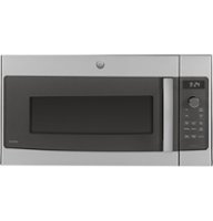 GE Profile - Advantium 30" Built-In Single Electric Convection Over-the-Range Oven with Microwave - Stainless steel - Front_Zoom