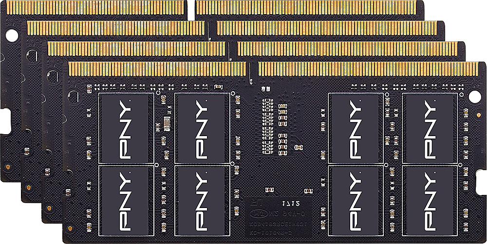 PNY - 32GB (4PK 8GB) Performance 2400MHz DDR4 SODIMM Laptop Memory
