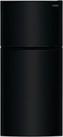 Frigidaire - 20 Cu. Ft. Top Freezer Refrigerator - Black - Front_Zoom