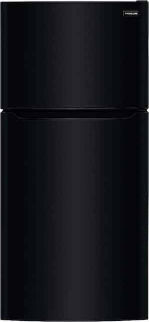 Frigidaire Garage-Ready 20-cu ft Top-Freezer Refrigerator (Black Stainless  Steel) in the Top-Freezer Refrigerators department at