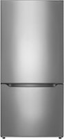 Insignia™ - 18.6 Cu. Ft. Bottom Freezer Refrigerator with ENERGY STAR Certification - Stainless Steel - Front_Zoom