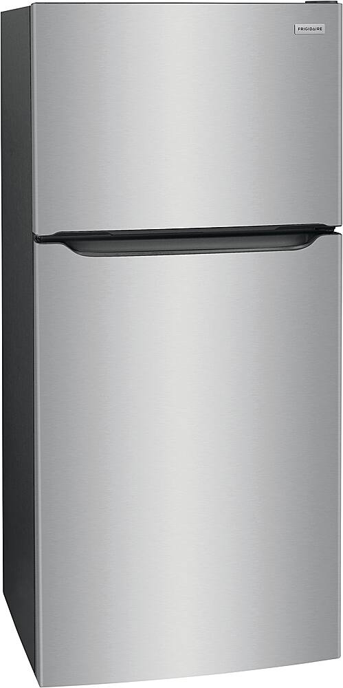 Angle. Frigidaire - 20 Cu. Ft. Top Freezer Refrigerator - Stainless Steel.