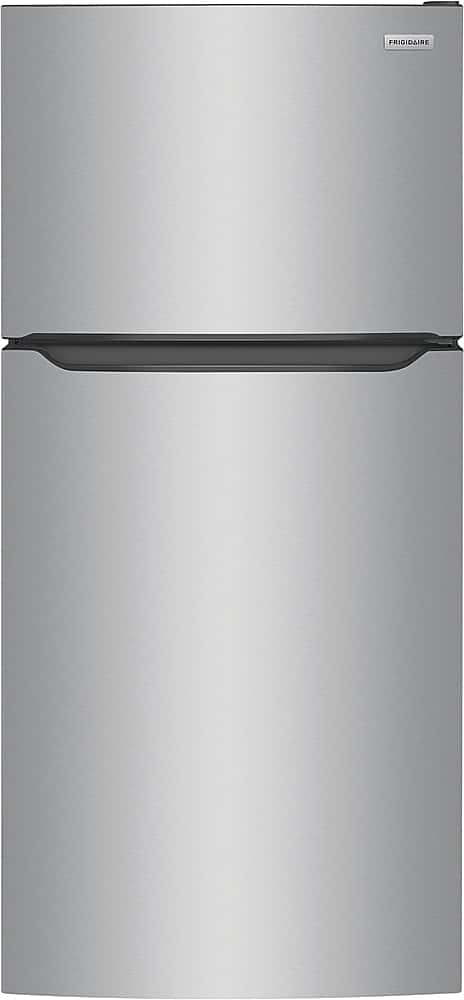 Front. Frigidaire - 20 Cu. Ft. Top Freezer Refrigerator - Stainless Steel.