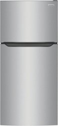 Frigidaire - 20 Cu. Ft. Top Freezer Refrigerator - Stainless steel - Front_Zoom