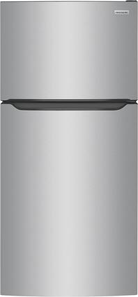 Front. Frigidaire - 20 Cu. Ft. Top Freezer Refrigerator - Stainless Steel.