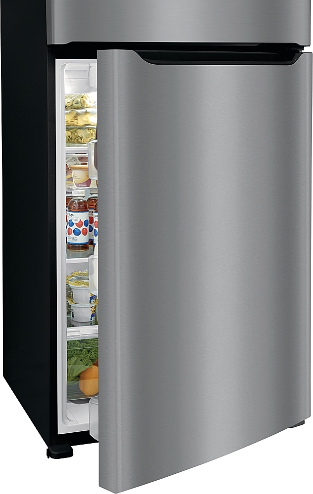 Frigidaire 20 Cu. Ft. Top Freezer Refrigerator Stainless Steel ...