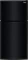 Frigidaire - 30 in. Wide 18.3 Cu. Ft. Garage Ready Top Freezer Refrigerator - Black