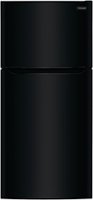 Frigidaire - 18.3 Cu. Ft. Top Freezer Refrigerator - Black - Front_Zoom