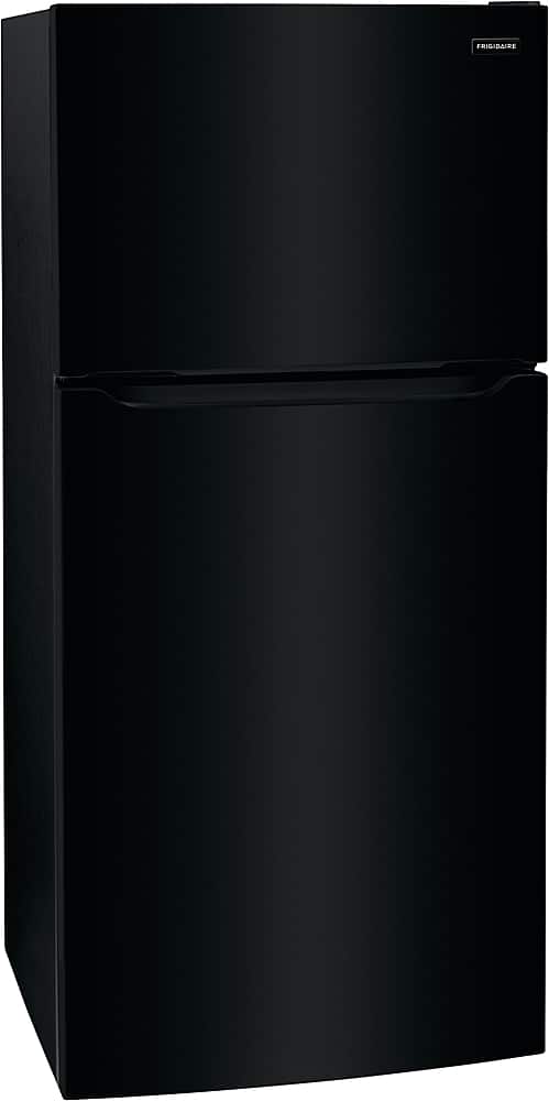 Left. Frigidaire - 18.3 Cu. Ft. Top Freezer Refrigerator - Black.