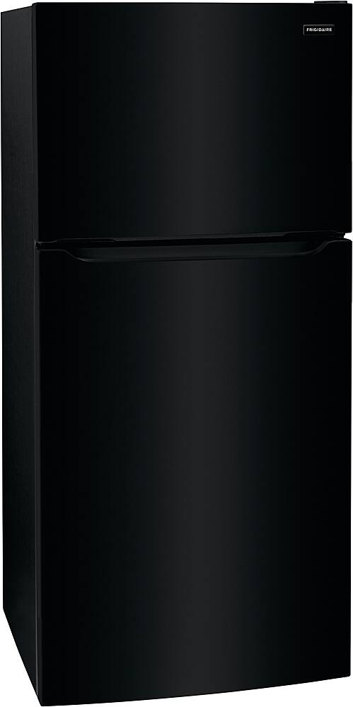 Left. Frigidaire - 18.3 Cu. Ft. Top Freezer Refrigerator - Black.