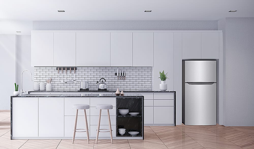 Alt View 14. Frigidaire - 18.3 Cu. Ft. Top Freezer Refrigerator - Stainless Steel.