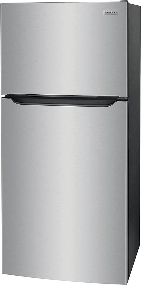 Left. Frigidaire - 18.3 Cu. Ft. Top Freezer Refrigerator - Stainless Steel.