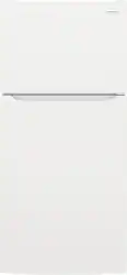 Frigidaire - 18.3 Cu. Ft. Garage Ready Top Freezer Refrigerator - White - Front_Zoom