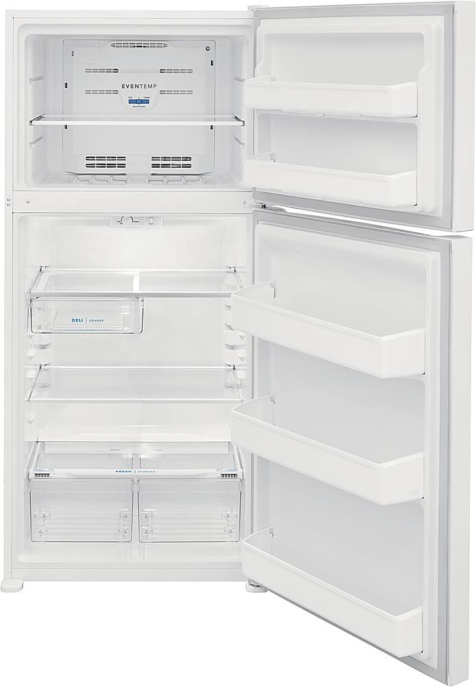 Alt View 13. Frigidaire - 18.3 Cu. Ft. Top Freezer Refrigerator - White.