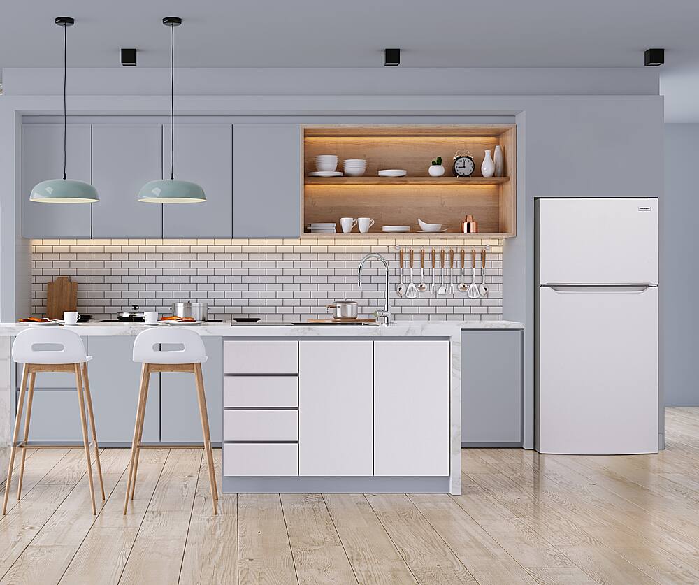 Alt View 14. Frigidaire - 18.3 Cu. Ft. Top Freezer Refrigerator - White.