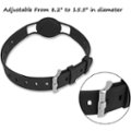 Alt View Zoom 13. SaharaCase - Silicone Dog Collar for Apple AirTag (Small and Medium Dogs) - Black.