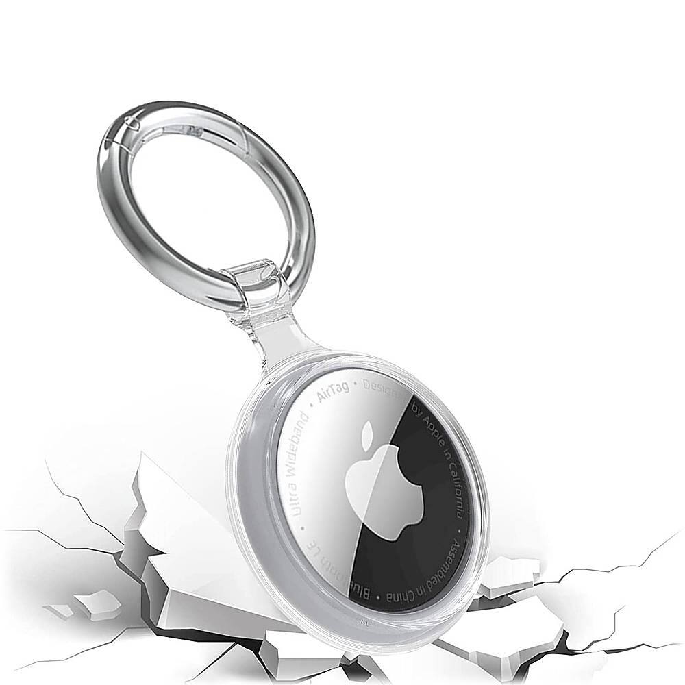 Alt View 12. SaharaCase - Hybrid Flex Case for Apple AirTag (4-Pack) - Black/White/Blue/Red.