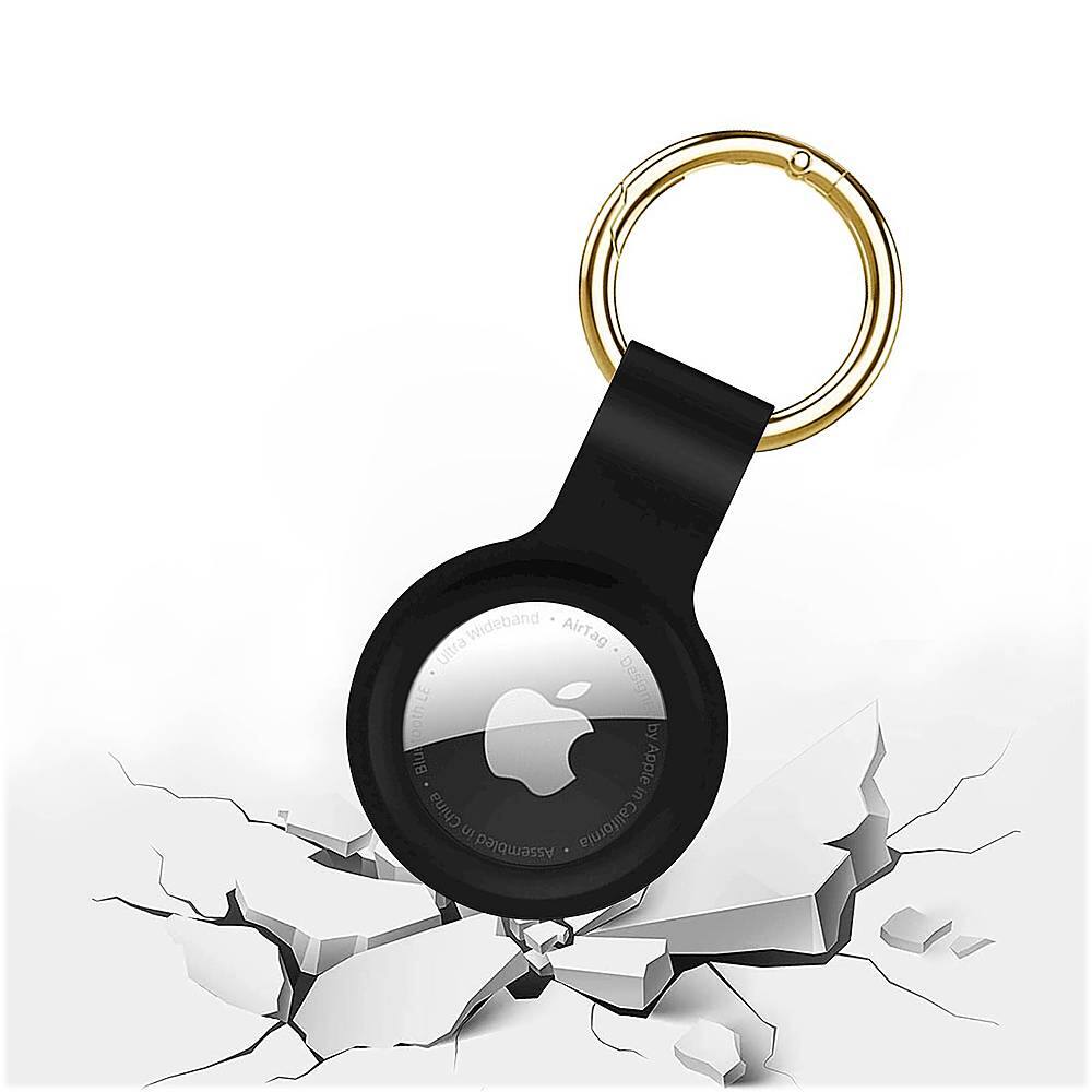 Alt View 13. SaharaCase - Liquid Silicone Case for Apple AirTag - Black.