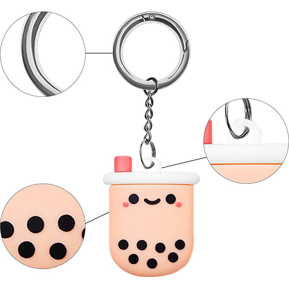 Alt View 12. SaharaCase - Hang Case for Apple AirTag - Pink And Black.